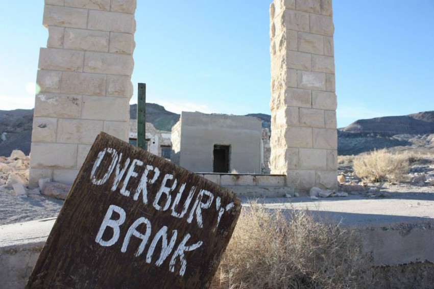 Overbury Bank in Rhyolite