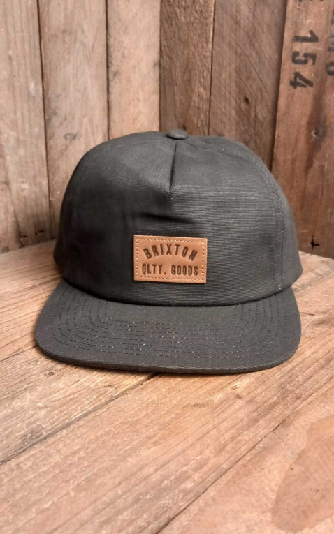 Brixton Trucker Cap Woodburn MP SNPK Black Vintage Wash