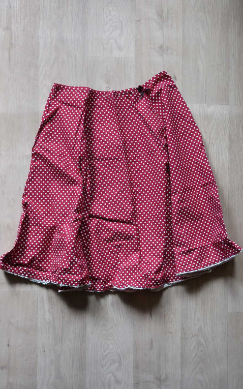 Rumble59 Circle skirt polkadots, bordeaux