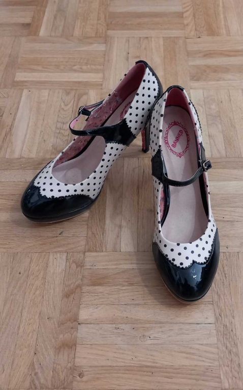 Rockabella PinUp High Heels Polkadots