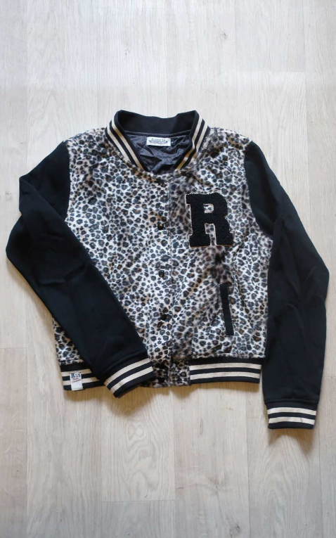 Rumble59 Veste Sweat College, leo/noir