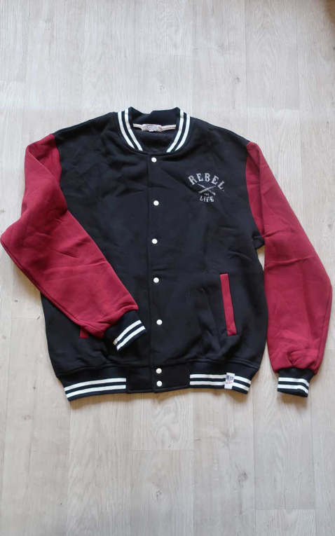 Rumble59 Veste de sweat college pour homme Rebel for life