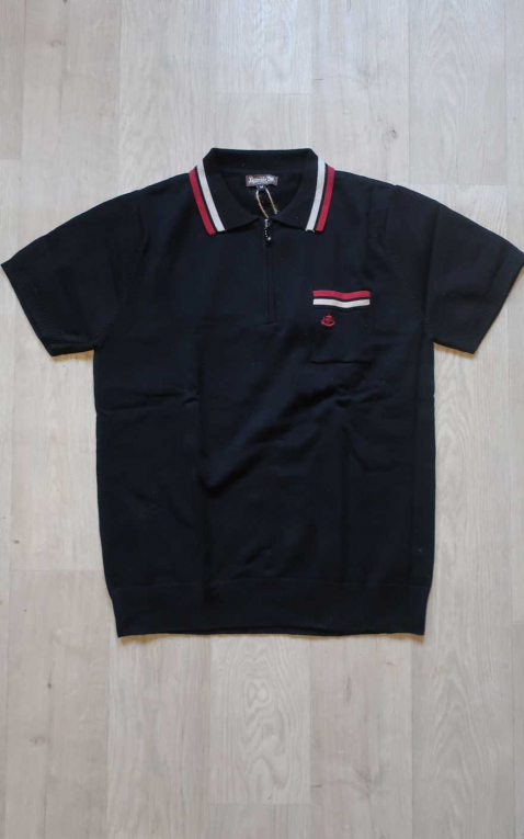 Rumble59 Poloshirt with zipper