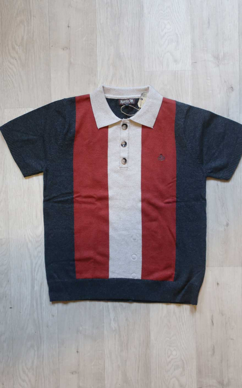 Rumble59 Poloshirt, striped