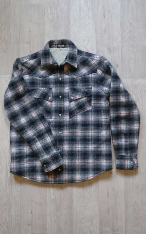 Rumble59 Shadow plaid flannel shirt