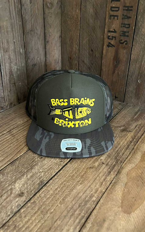 Brixton Trucker Cap Bass Brains Bait HP