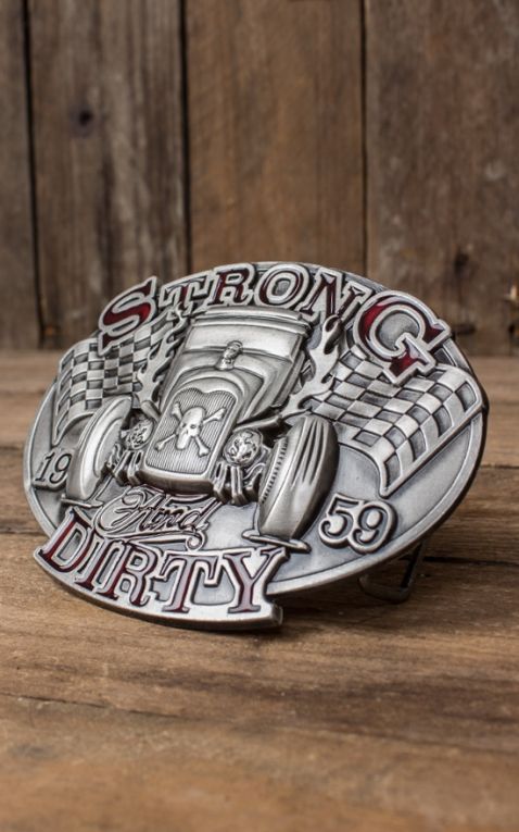 dirty belt buckles