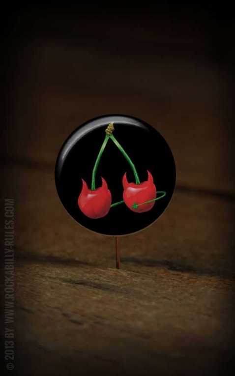 Button Cheeky Cherry 051