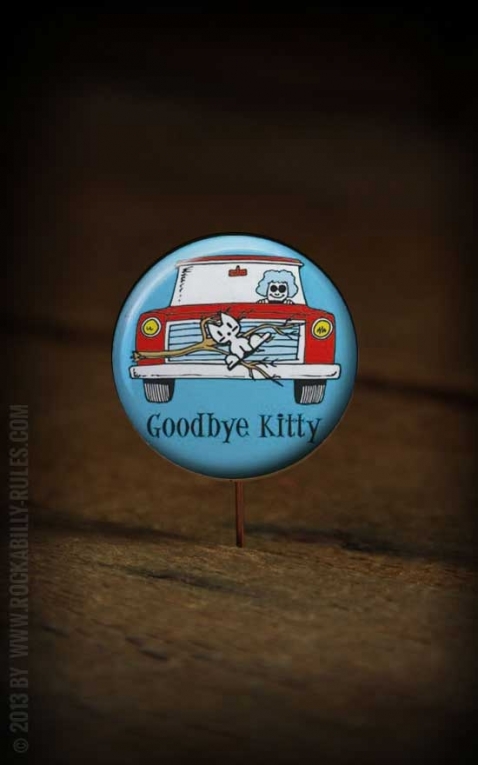 Button Good Bye Kitty 226