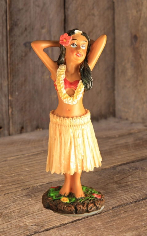 Hawaiian Leilani Posing Hula Girl Dancing Dashboard Doll from Hawaii -  .de