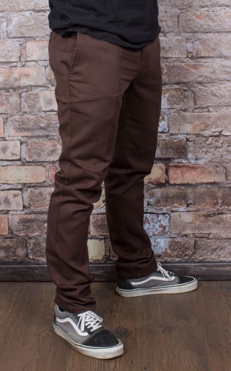 chocolate brown skinny pants