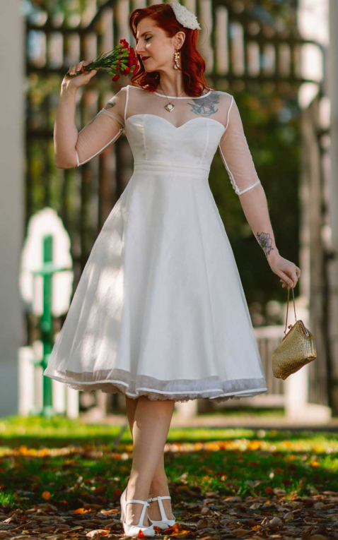 Dolly and Dotty Wedding Dress Madeline Sheer