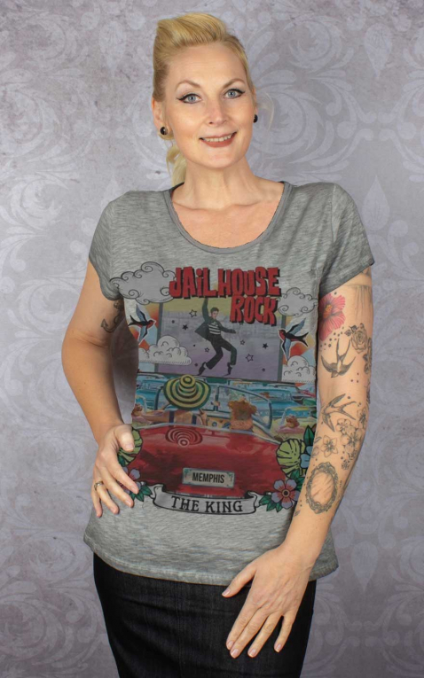 Donkey Swing - Ladies Shirt Jailhouse Rock