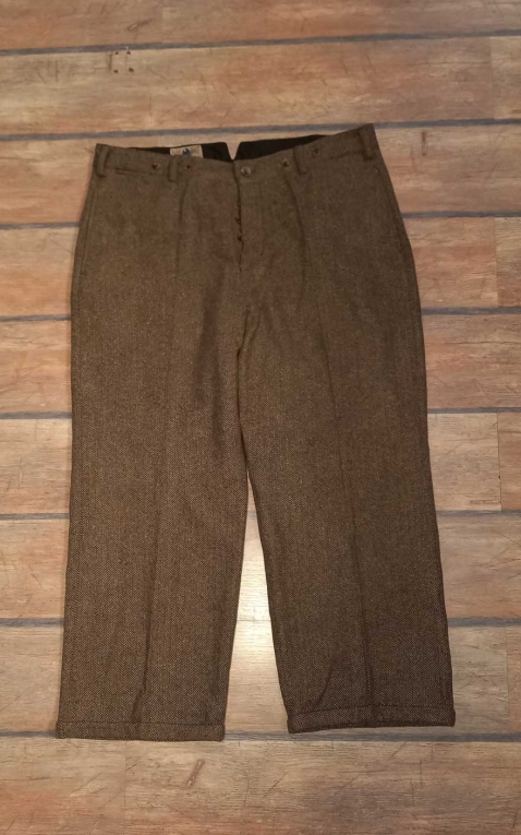 Rumble59 Vintage Loose Fit Pants Sacramento Fischgrat braun