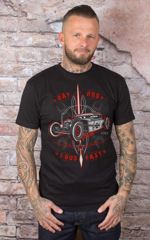 Rock n Roll Ambulance T-Shirt Rat Rod