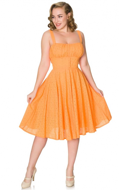 orange dress summer