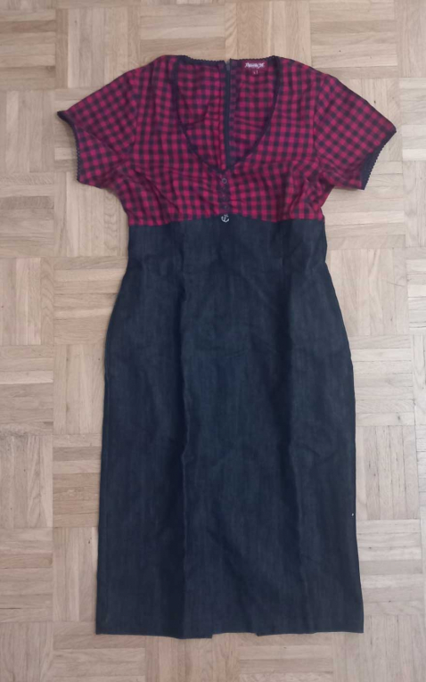 Rumble59 Denim Dress - Charming Check