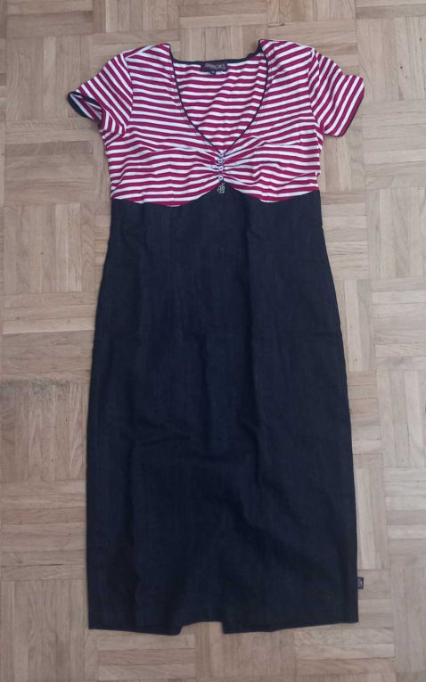 Rumble59 Denim Dress - Charming Stripes