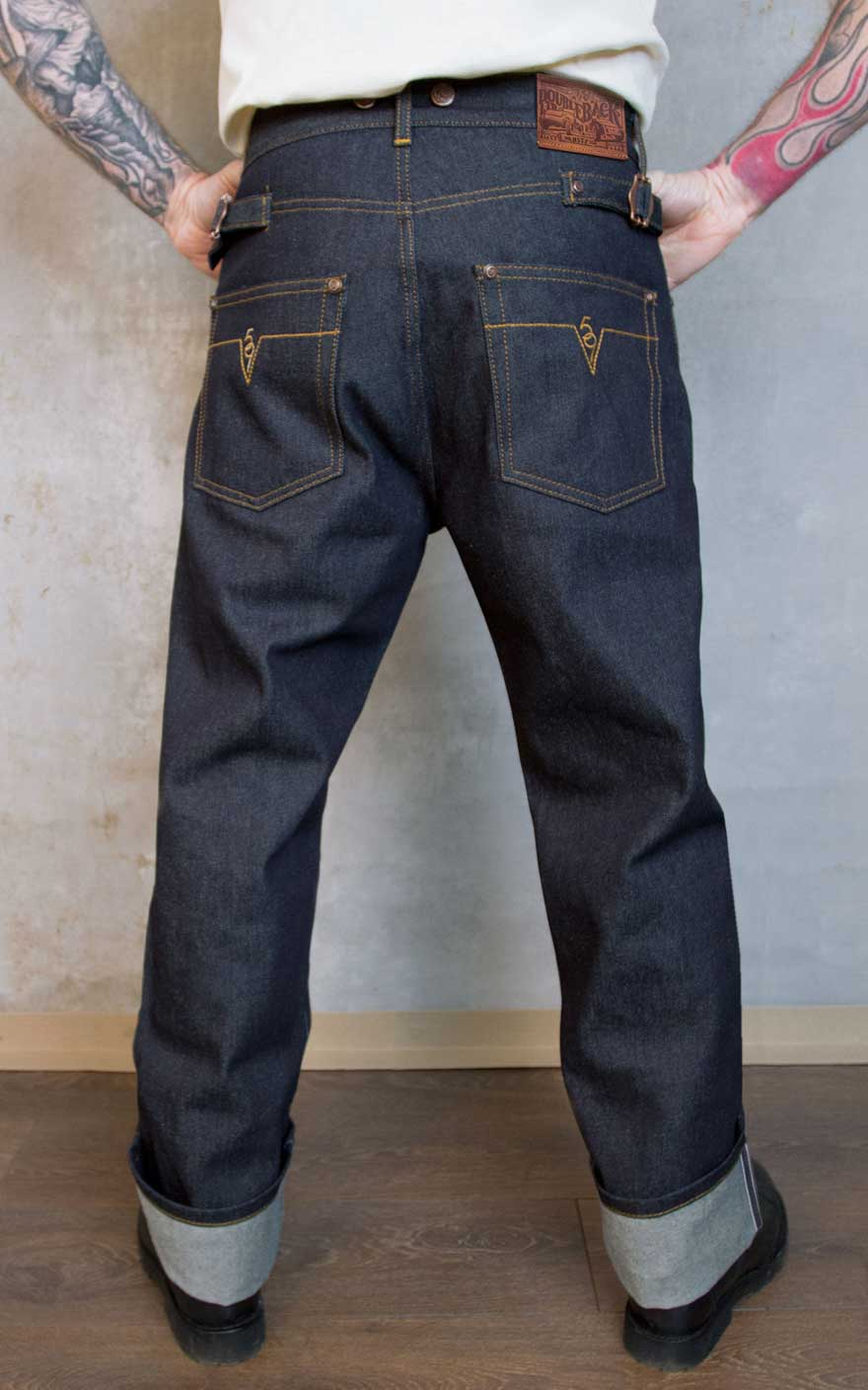 Rumble59 RAW Selvage Jeans Double Back, limited | Rockabilly Rules